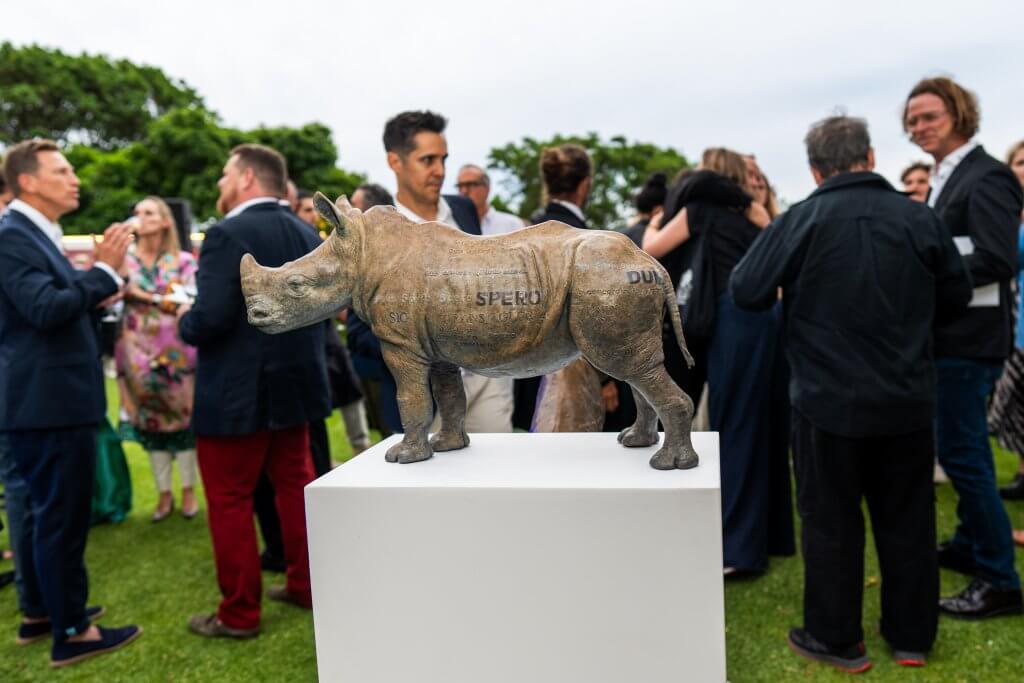 ArtAngels 2023 rhino statue