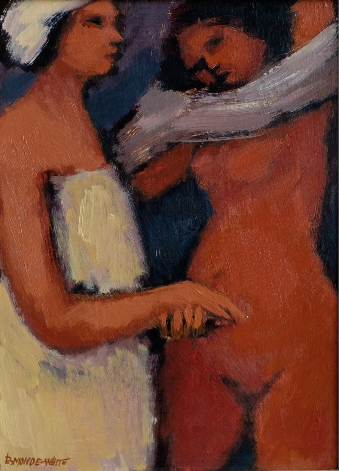 Esmond White painting - Female Nude
