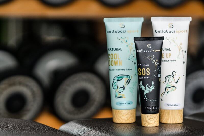 SOS Bellabaci products to ease sore muscles