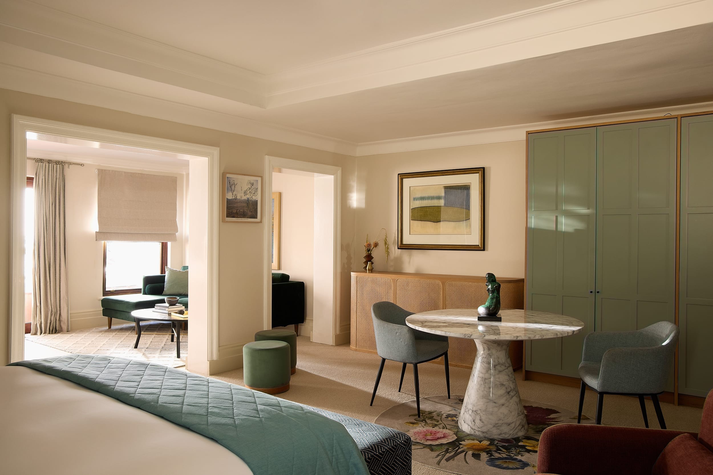 An alternative view of the Deluxe House Room bedroom
