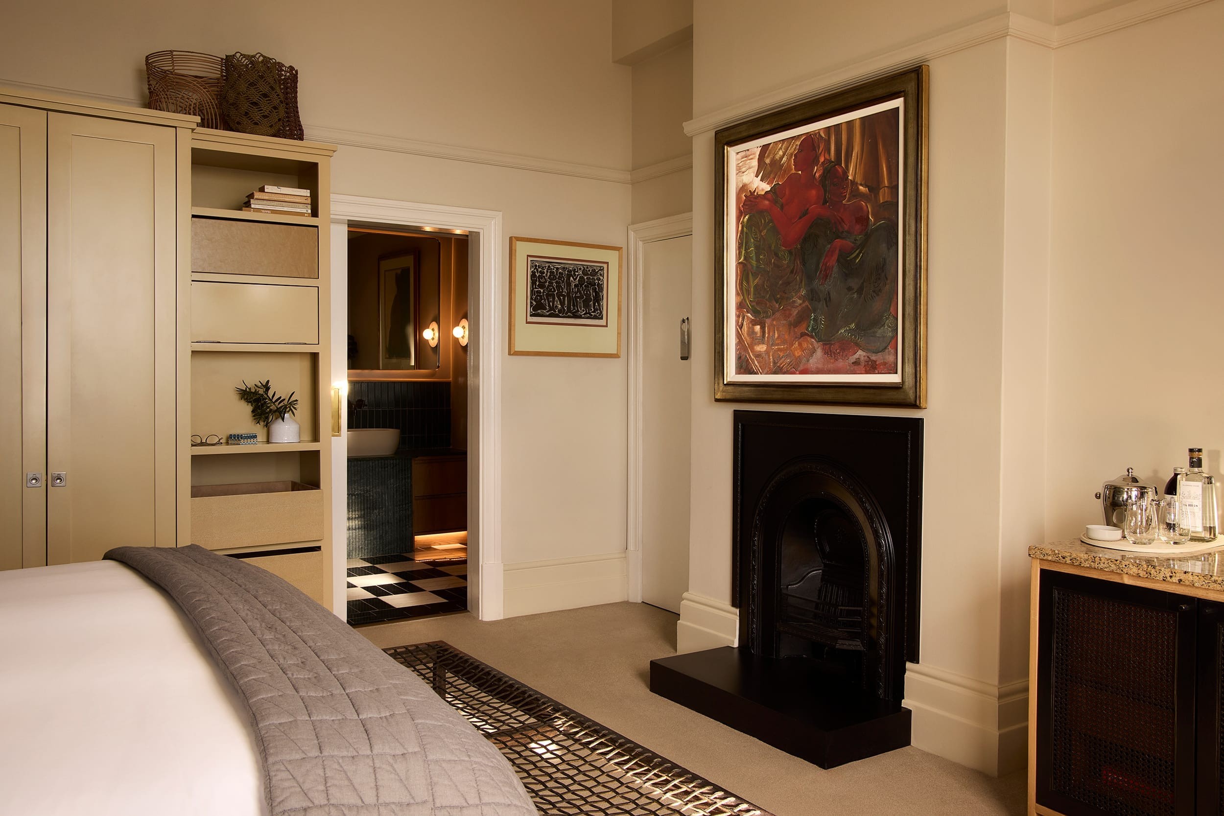 Superior House Room with curated South African art