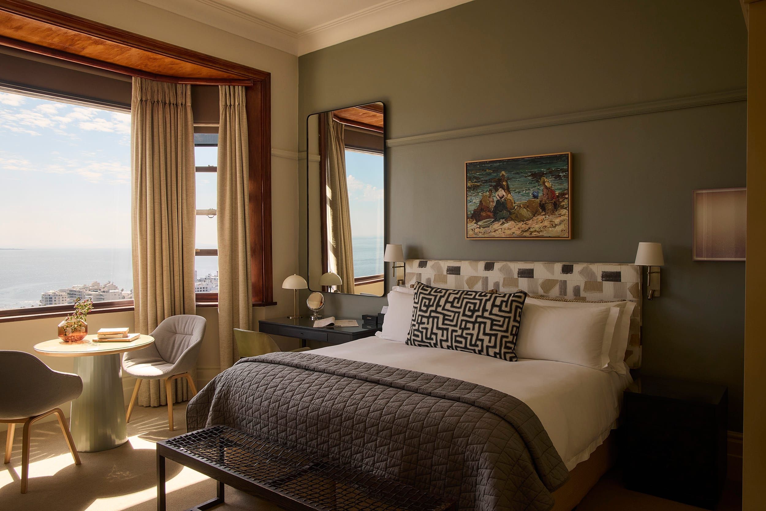 An elevated retreat with expansive ocean views