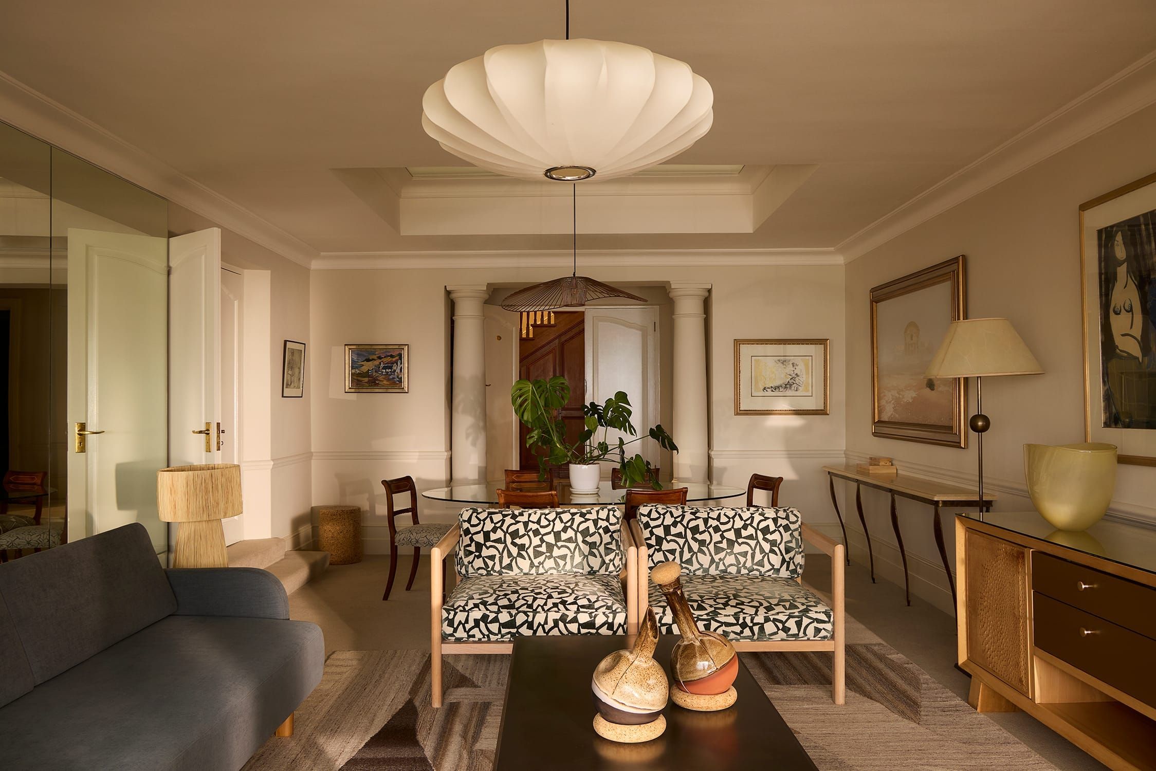 A further view of the suite's living space