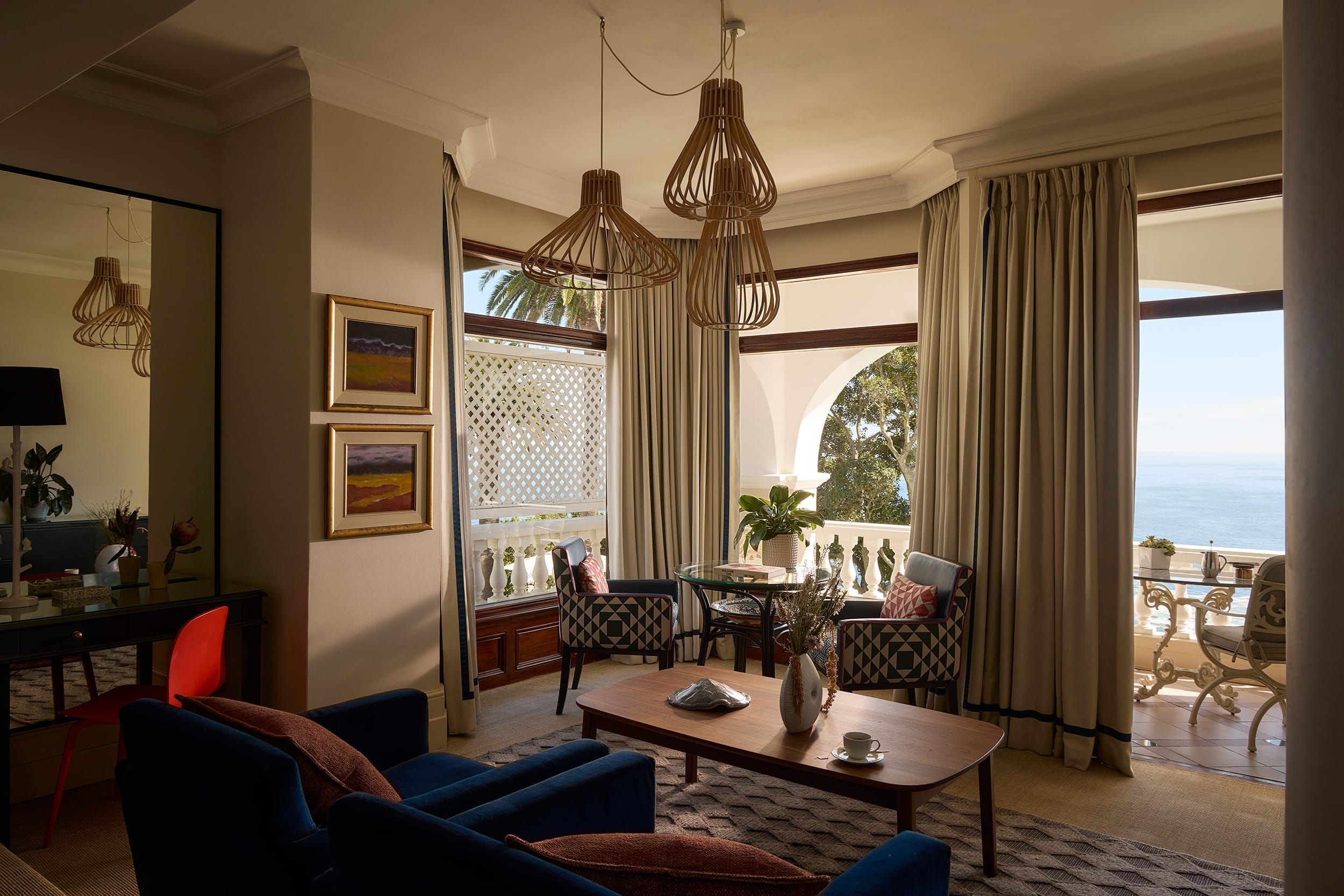Seating area within the Deluxe House Room