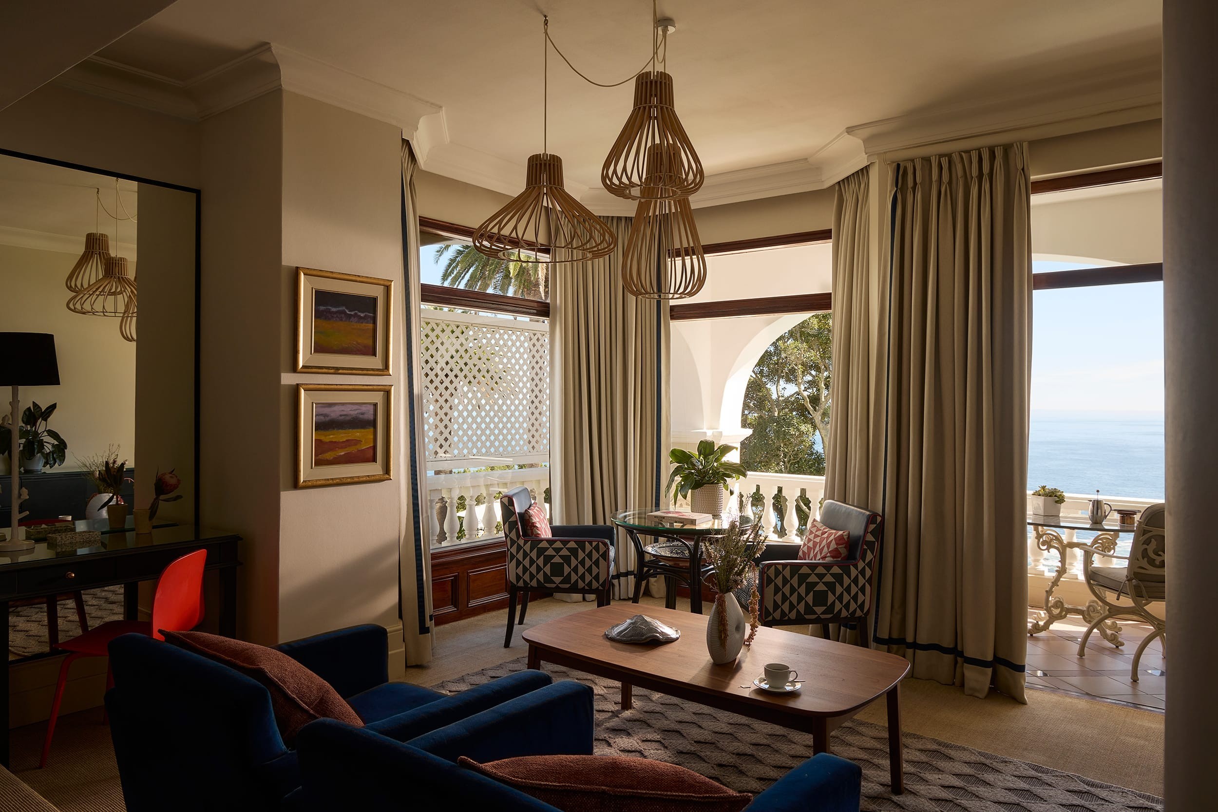 Seating area within the Deluxe House Room