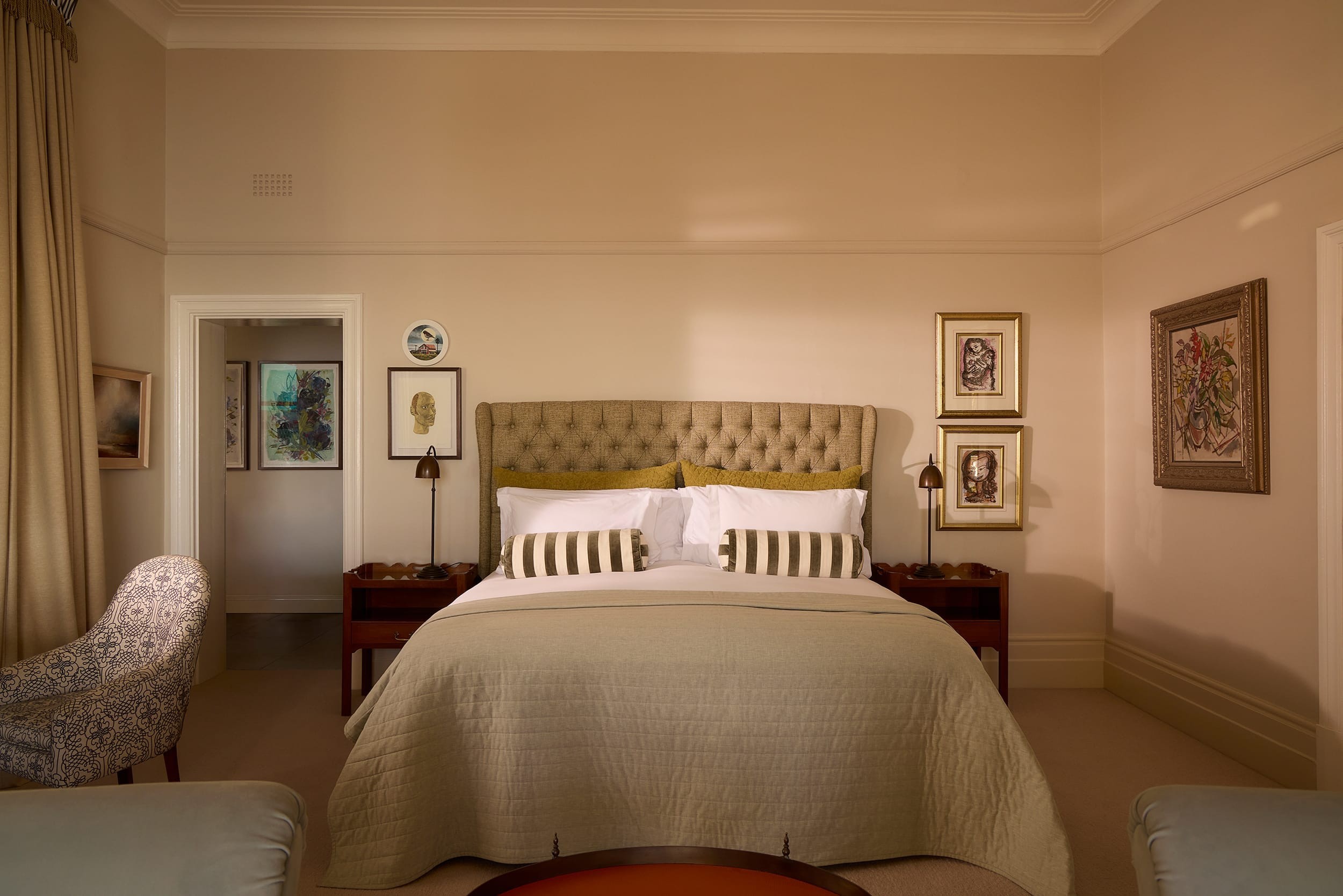 A wider view across the Deluxe House Room interior