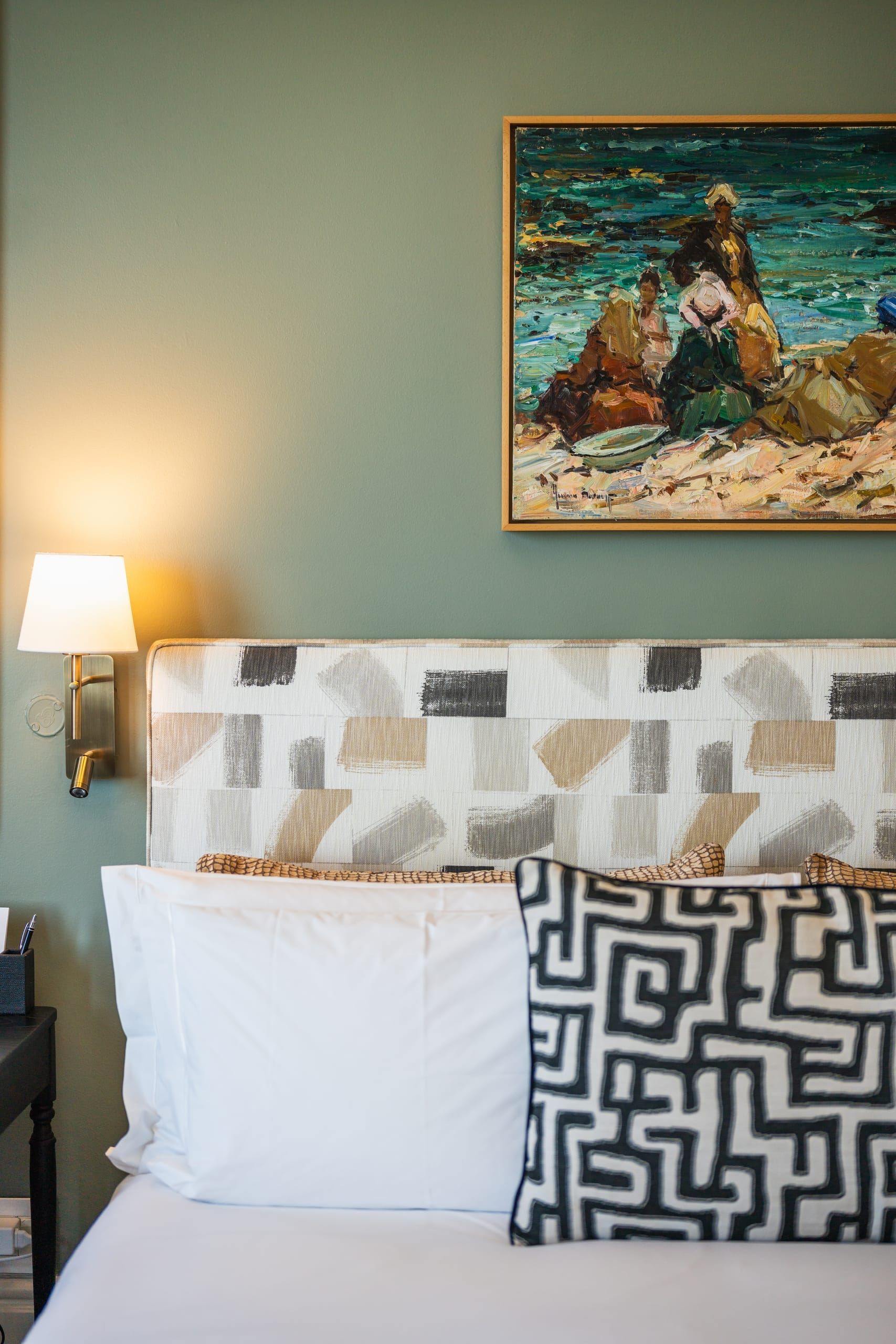 The collection is integrated across Ellerman House, allowing guests to encounter works naturally as they move through the property.