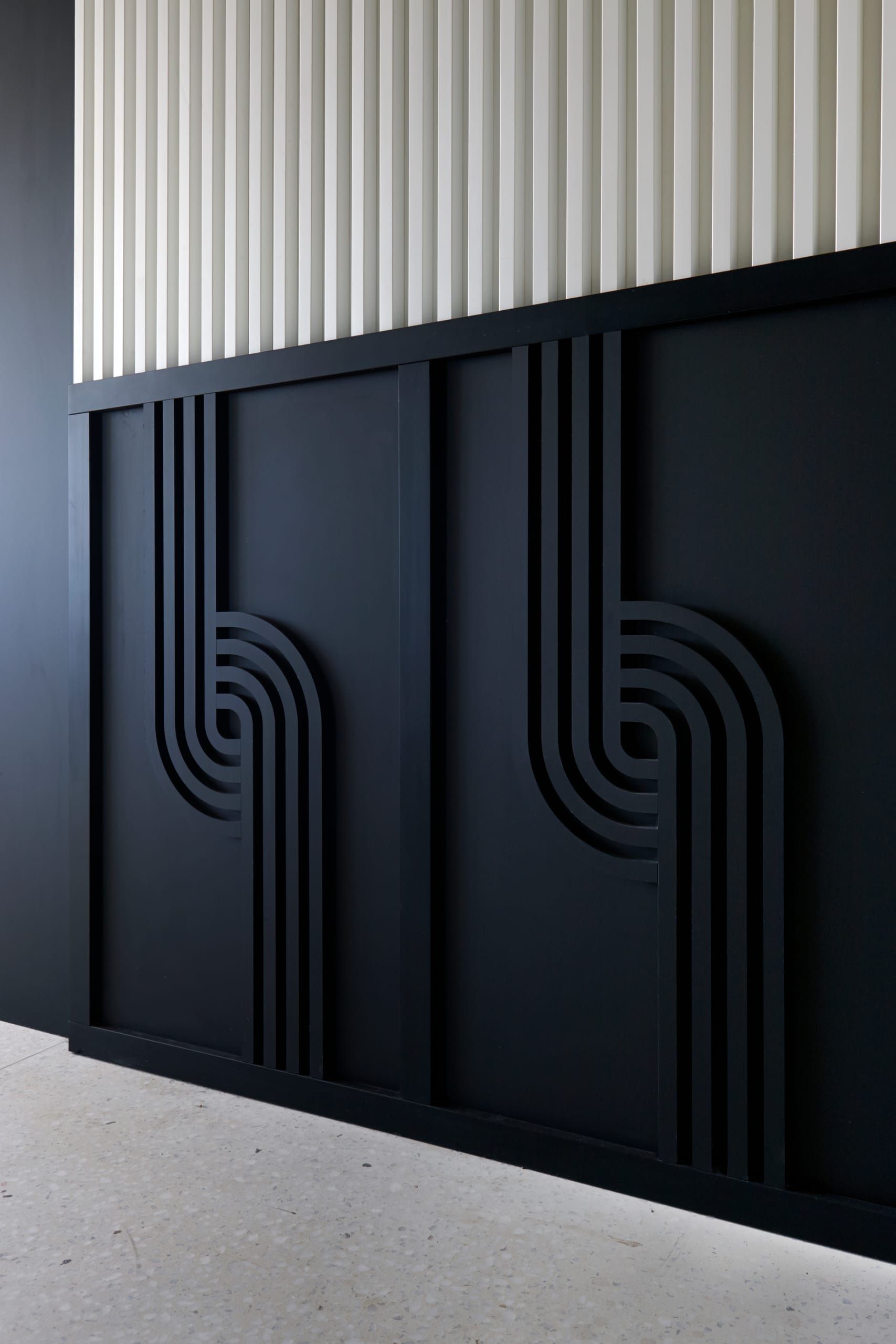A contemporary art-filled interior at Ellerman House