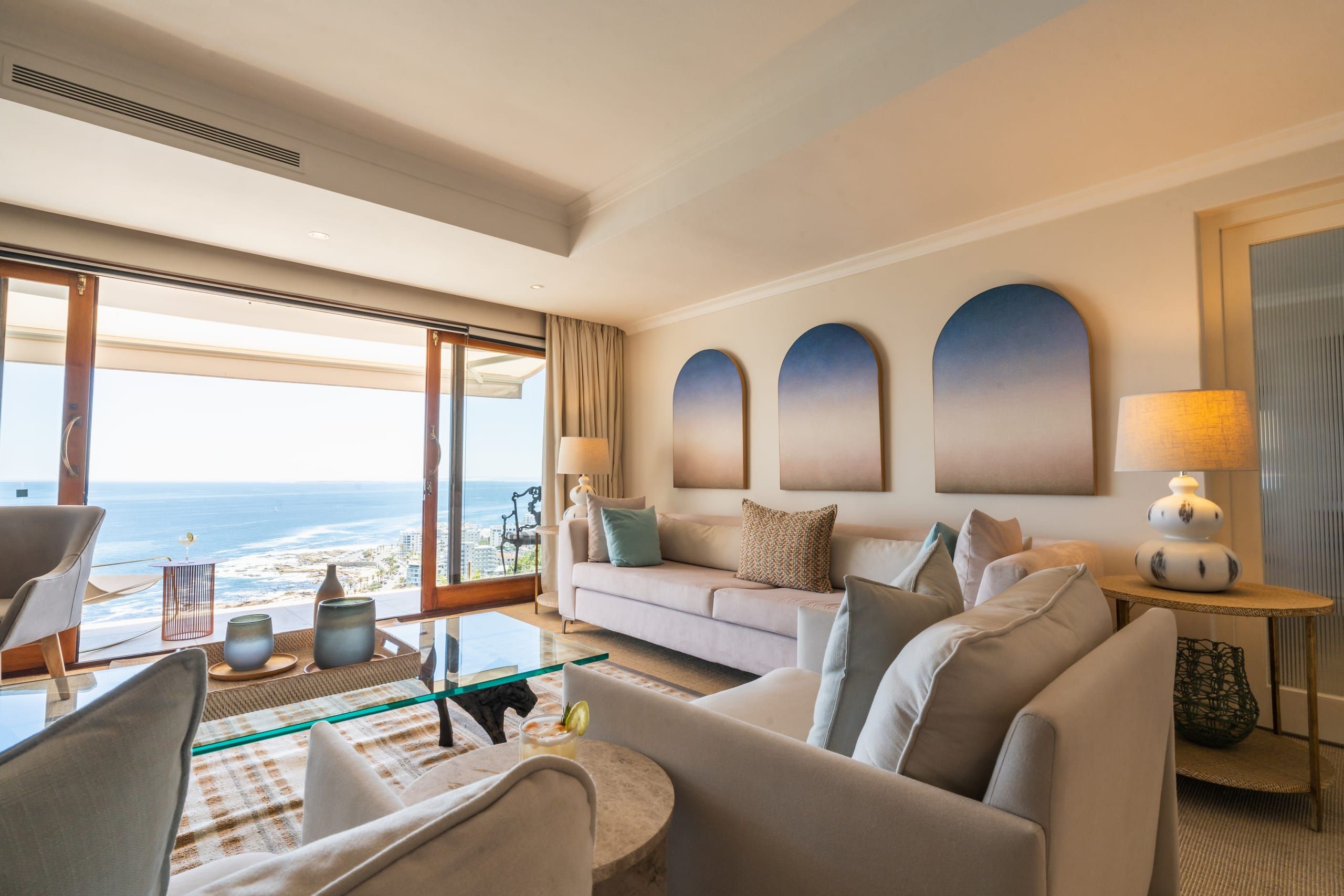 A light-filled art-led interior