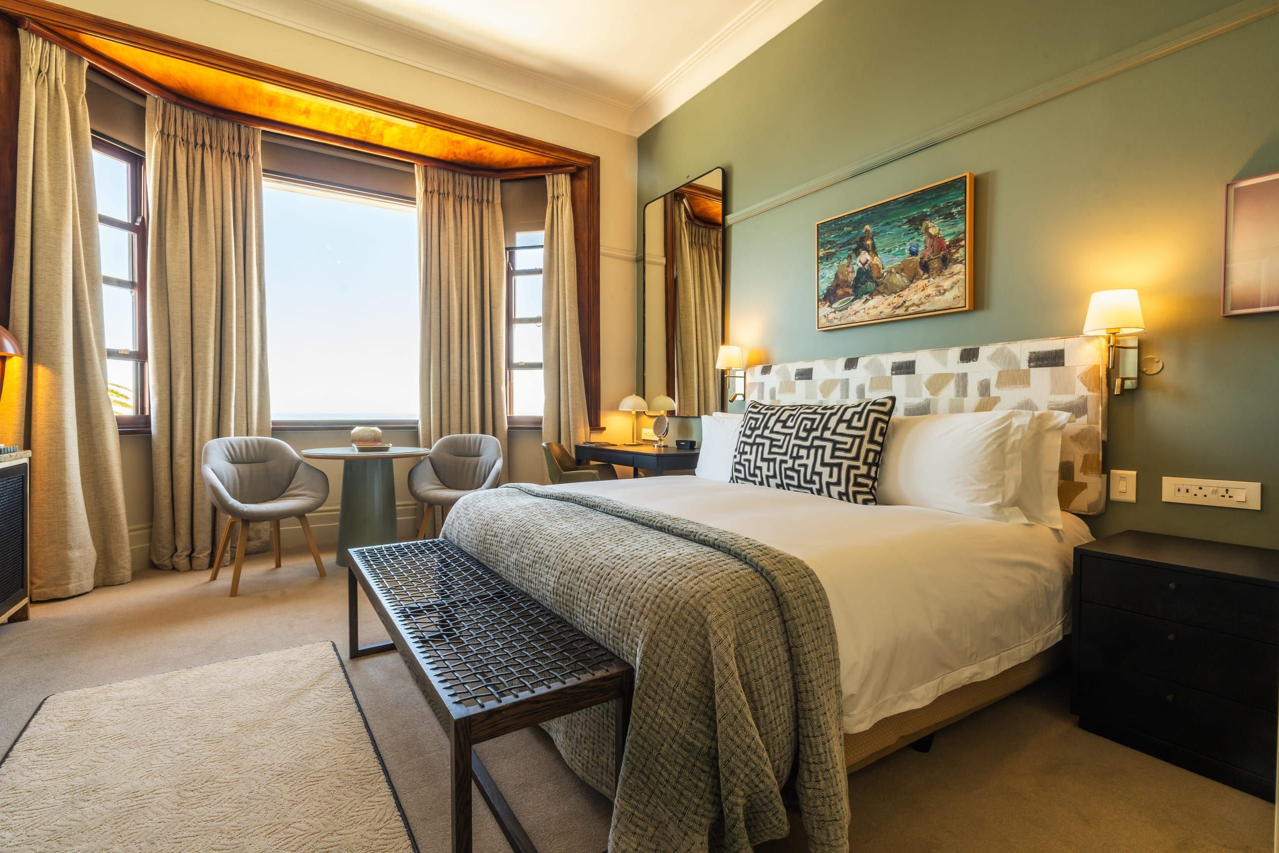 Deluxe House Room with a private terrace and ocean views