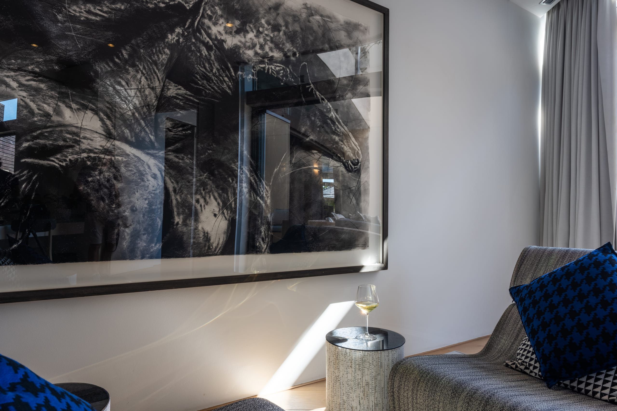 Open living space on the main level of Villa Two